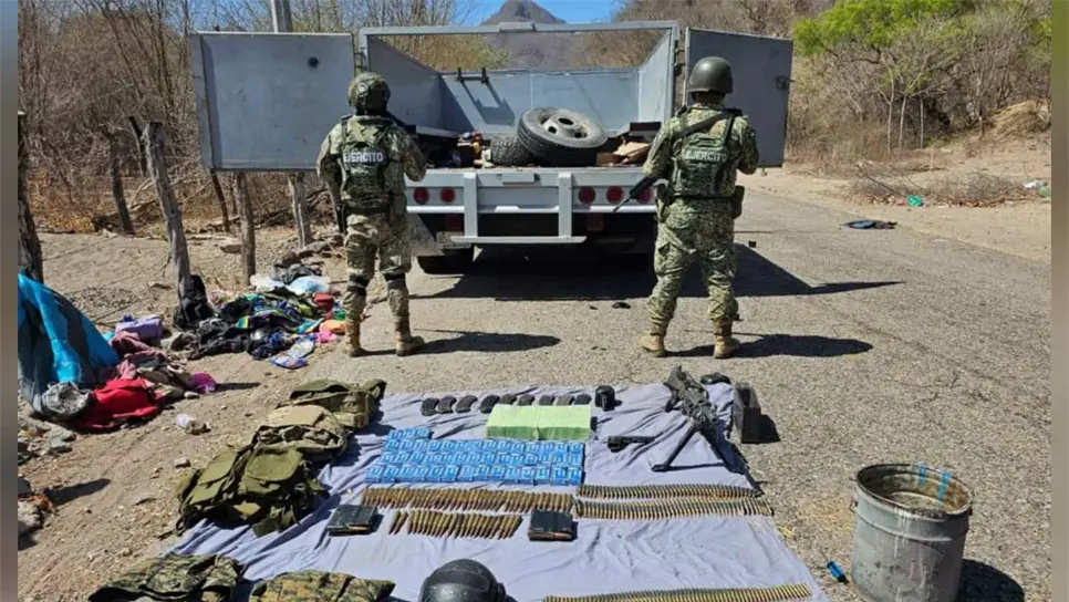 Parte de lo asegurado por los militares. (FOTO: Cortesía).