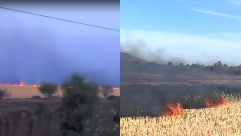 En sequía extrema, queman soca en El Carrizo En sequía extrema, queman soca en El Carrizo