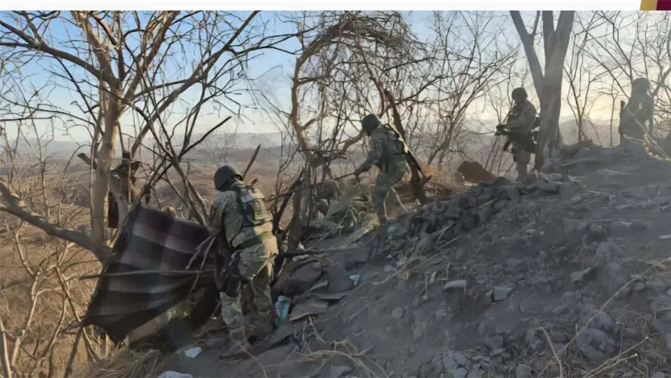 Dicha área fue destruida por el personal militar, y se dio aviso a la autoridad correspondiente