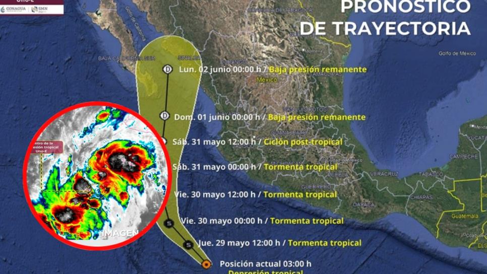 Depresión Tropical 1-E se desplaza en paralelo a las costas mexicanas y se dirige a Sinaloa Depresión Tropical 1-E se desplaza en paralelo a las costas mexicanas y se dirige a Sinaloa