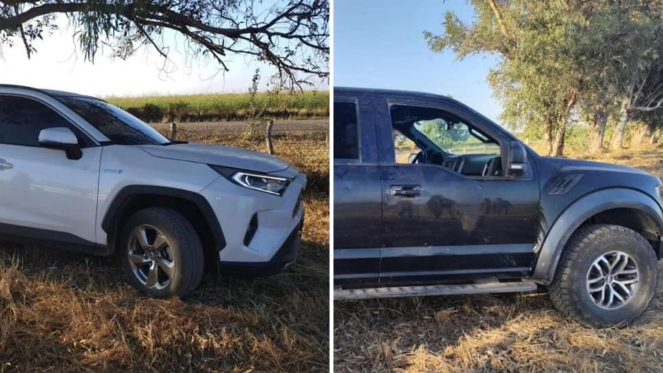 Aseguran camionetas de lujo, rifles y droga en el poblado de La Guadalupana, Culiacán Aseguran camionetas de lujo, rifles y droga en el poblado de La Guadalupana, Culiacán