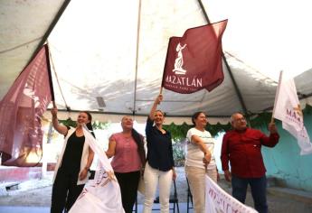 Gobierno de Mazatlán da banderazo a pavimentación en Valles del Ejido; una obra pedida desde hace 30 años
