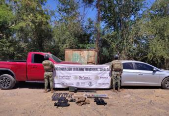 Marina asegura más de 30 artefactos explosivos en Navolato