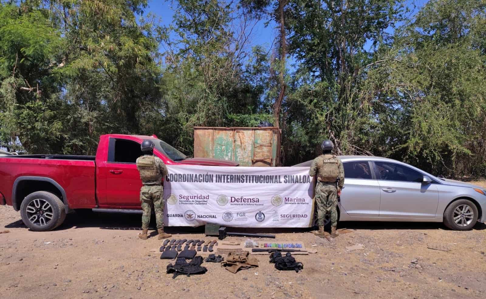 Parte de lo asegurado por el personal naval. (FOTO: Cortesía).