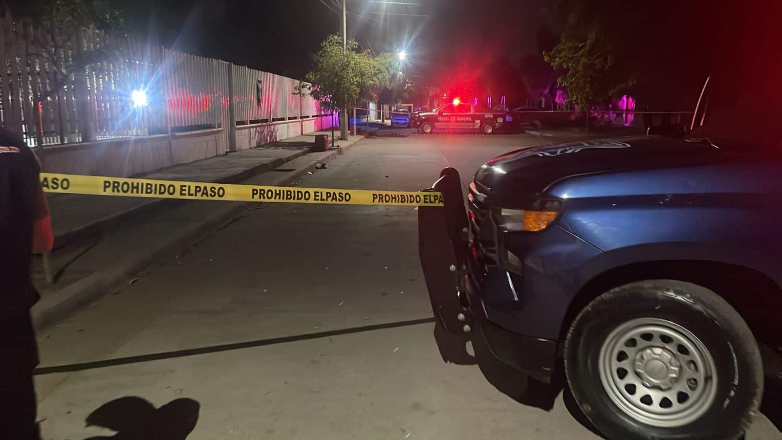 Policías estatales acordonaron la zona. (FOTO: Ángel Beltrán).