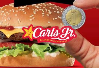 Carls Jr tiene promoción de hamburguesas a un peso HOY 30 de mayo de 2025