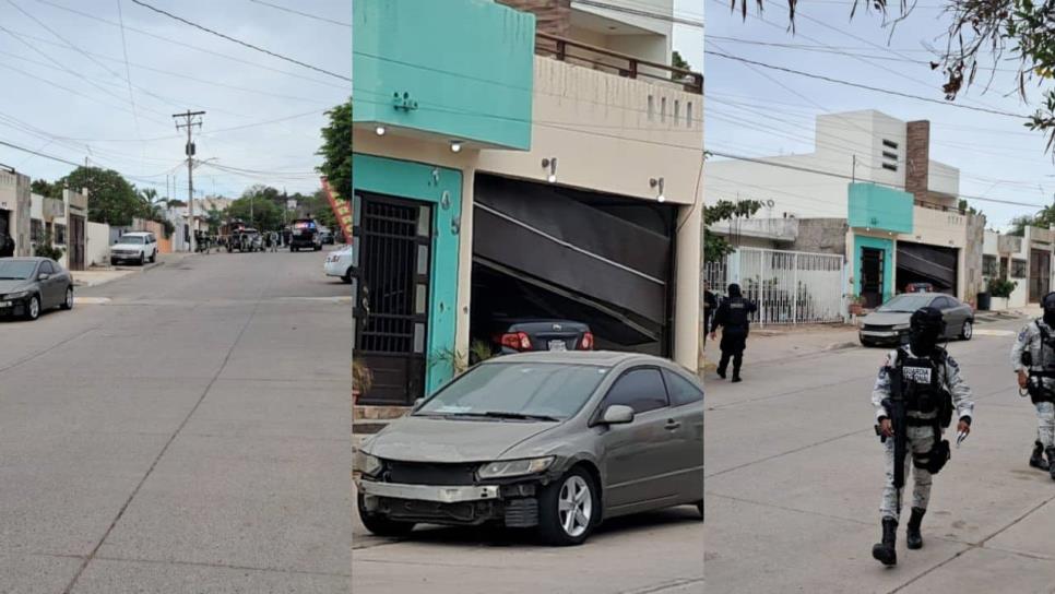Balean tres casas y un vehículo robado en la colonia Lázaro Cárdenas, Culiacán Balean tres casas y un vehículo robado en la colonia Lázaro Cárdenas, Culiacán