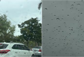 “Chipi chipi” en Culiacán por tormenta tropical Alvin