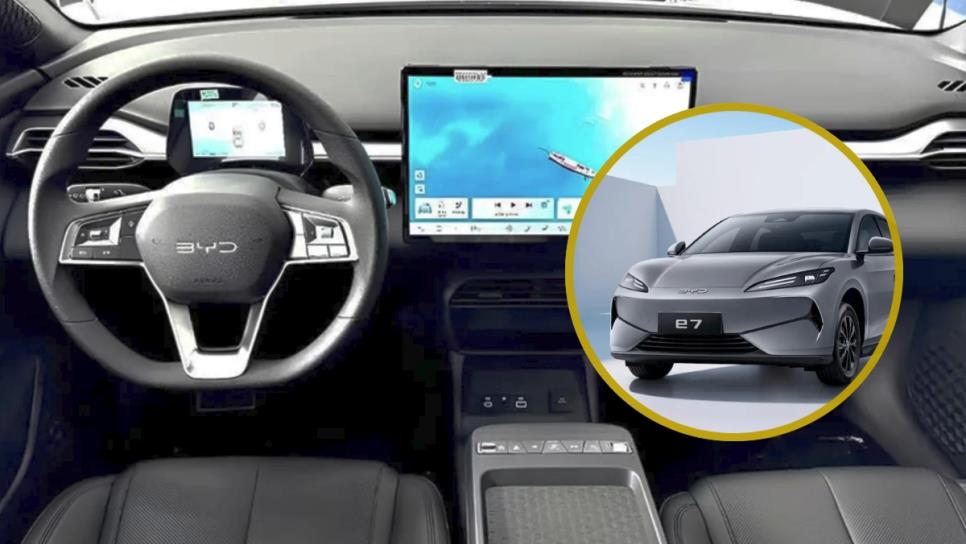 BYD E7: Así es el elegante interior del sedán eléctrico con pantalla rotatoria de 15.6 pulgadas BYD E7: Así es el elegante interior del sedán eléctrico con pantalla rotatoria de 15.6 pulgadas