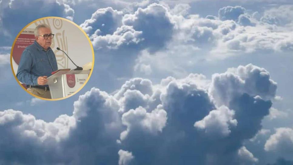 Gobernador Rubén Rocha Moya anuncia bombardeo de nubes en Sinaloa