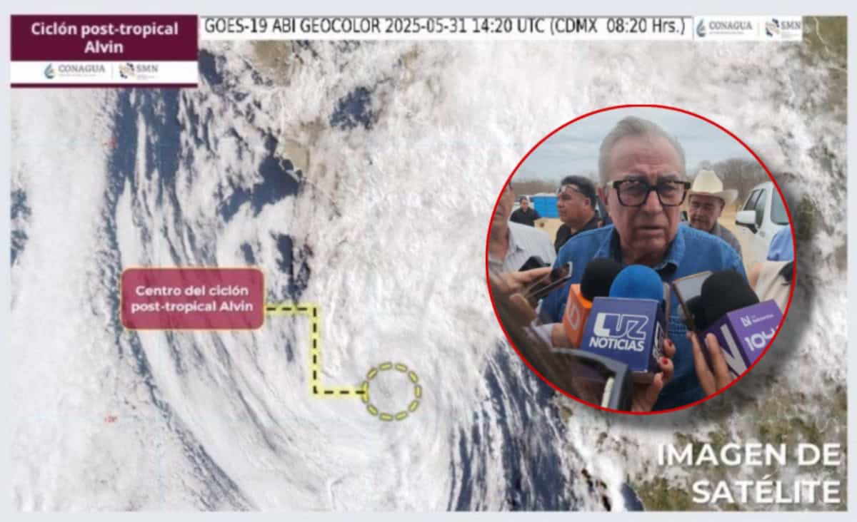 “Alvin no se ha ido”, confía Rubén Rocha en que tormenta deje lluvias en Sinaloa