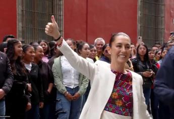 Que viva la democracia: Claudia Sheinbaum sale a votar en la jornada histórica en México