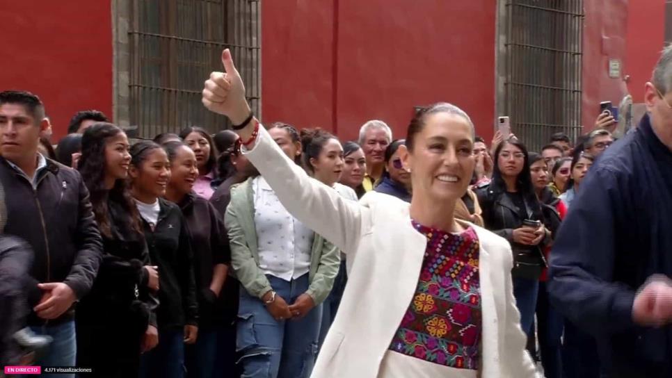 Que viva la democracia: Claudia Sheinbaum sale a votar en la jornada histórica en México Que viva la democracia: Claudia Sheinbaum sale a votar en la jornada histórica en México