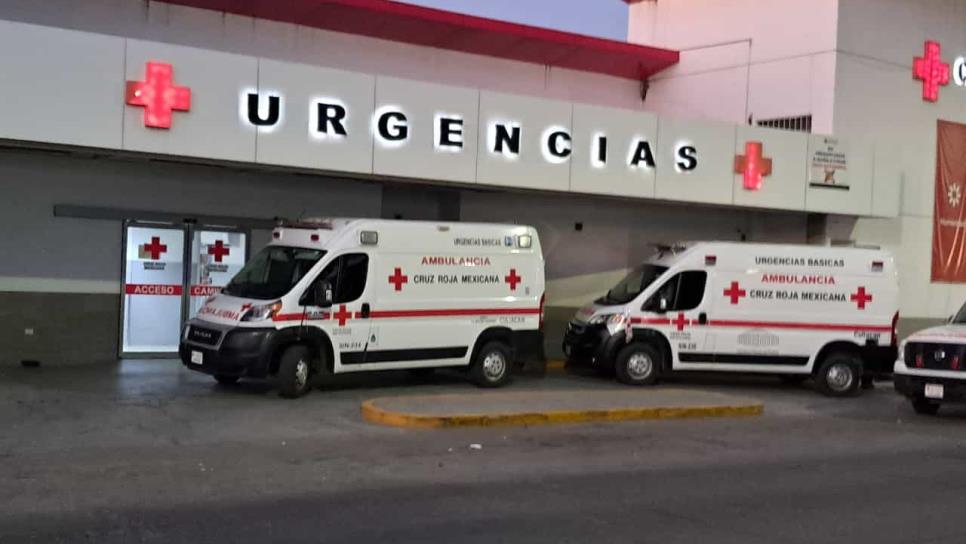 Mujer resulta herida de bala en Culiacán y es trasladada a hospital