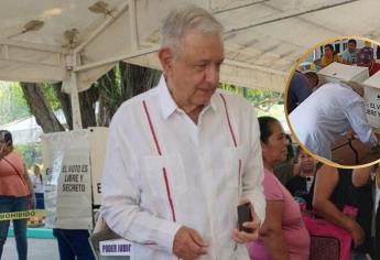 AMLO reaparece y vota en Chiapas: Por primera vez en la historia, el pueblo elige a sus jueces por eso quise participar.