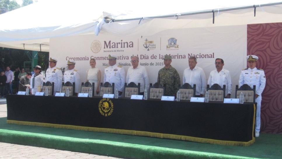 Encabeza el gobernador Rubén Rocha Moya acto por el 83 aniversario de la Marina Nacional en Mazatlán Encabeza el gobernador Rubén Rocha Moya acto por el 83 aniversario de la Marina Nacional en Mazatlán