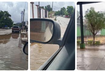 Cae la primera gran lluvia del año en San Miguel Zapotitlán en Ahome | VIDEO