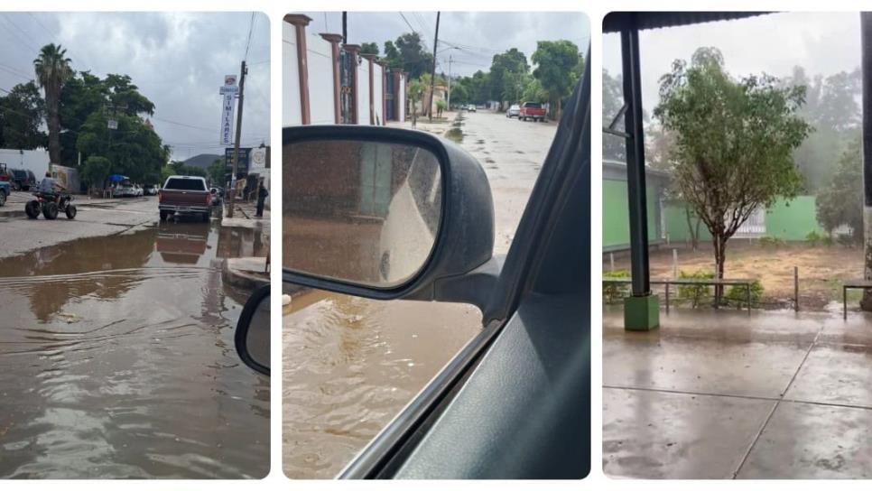 Cae la primera gran lluvia del año en San Miguel Zapotitlán en Ahome | VIDEO