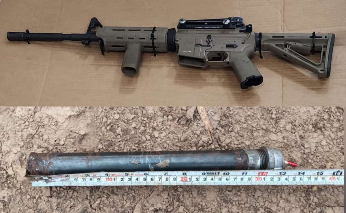 FOTO: Aseguran vehículos con aditamentos para arrojar ponchallantas, armas y municiones en Culiacán