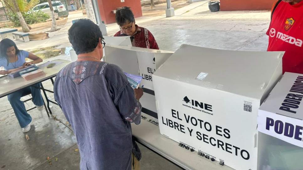 Así se votó con “acordeón” en la elección del Poder Judicial Así se votó con “acordeón” en la elección del Poder Judicial