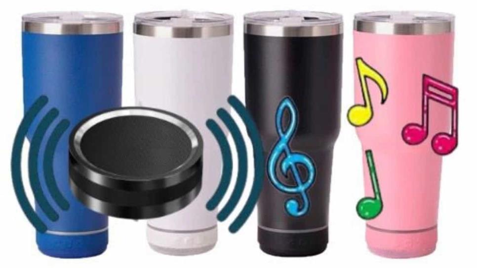 Termo con bocina, como este nuevo producto que podrás llevar a todas tus fiestas Termo con bocina, como este nuevo producto que podrás llevar a todas tus fiestas