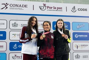 Sinaloa gana tres medallas en Natación de Olimpiada Nacional