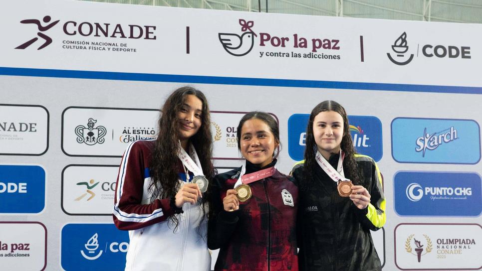 Sinaloa gana tres medallas en Natación de Olimpiada Nacional Sinaloa gana tres medallas en Natación de Olimpiada Nacional