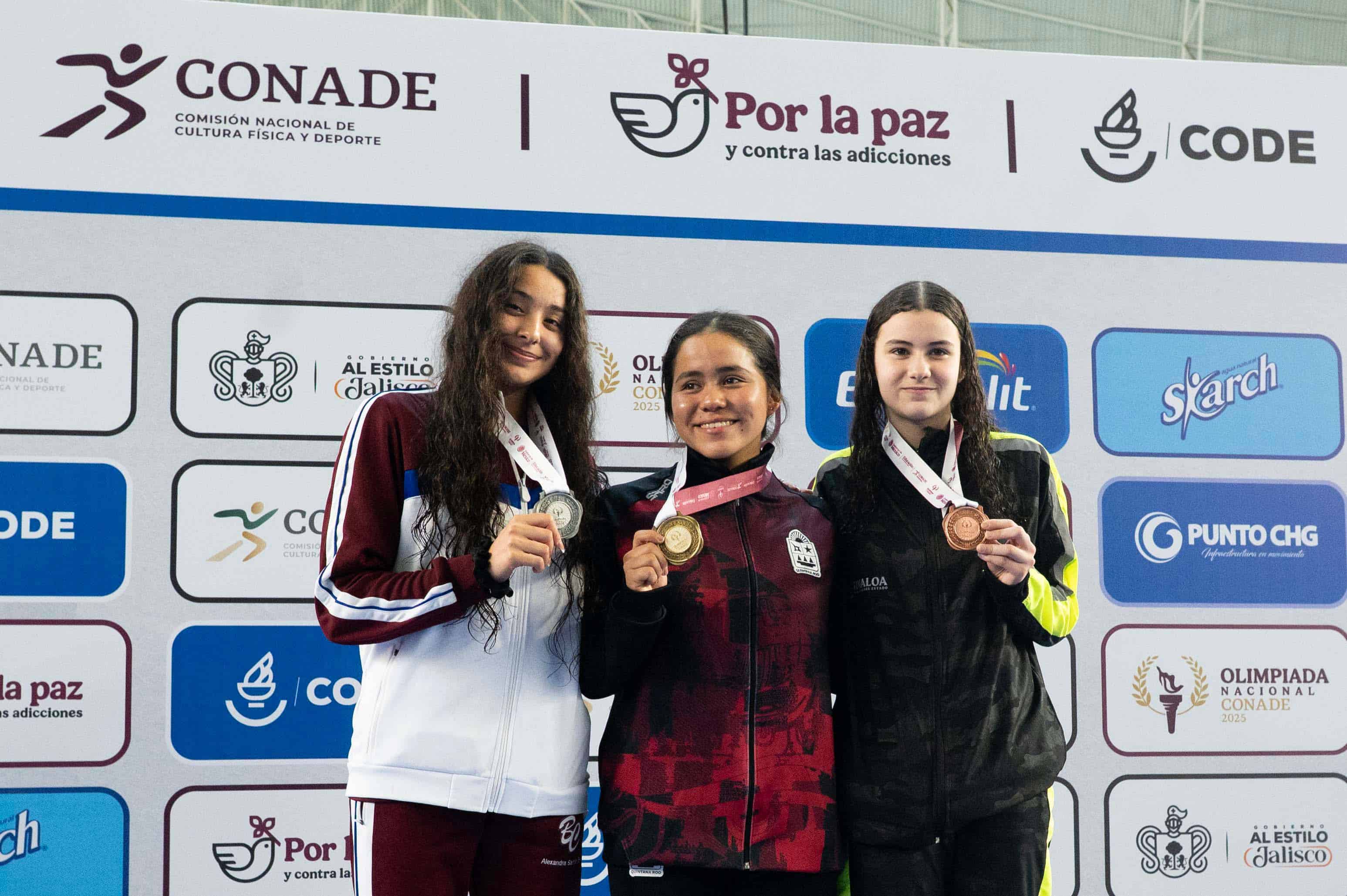 Sinaloa gana tres medallas en Natación de Olimpiada Nacional