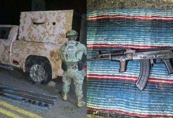 Militares localizan camioneta “pirata” del Ejército en El Rosario