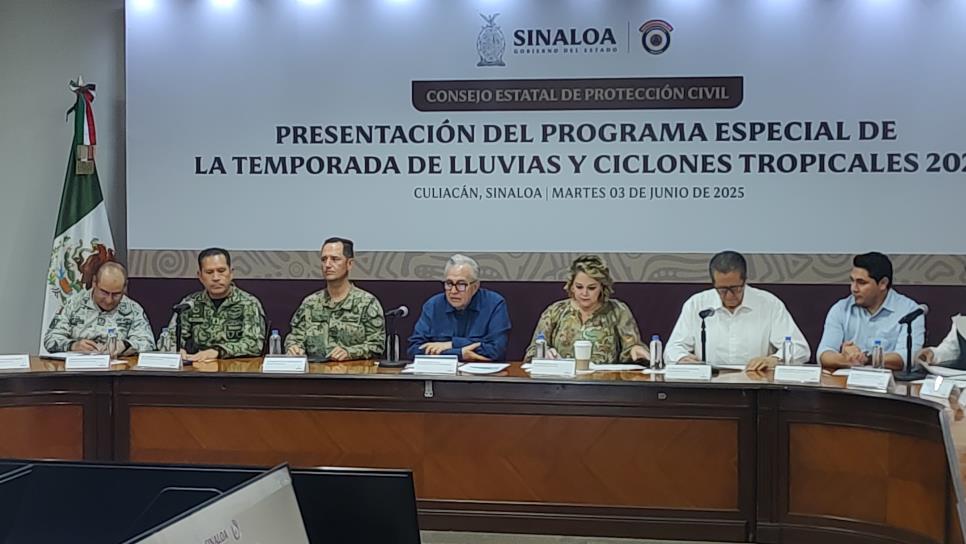 Presentan el Programa de la Temporada de Lluvias 2025 en Sinaloa, se esperan de 16 a 20 fenómenos Presentan el Programa de la Temporada de Lluvias 2025 en Sinaloa, se esperan de 16 a 20 fenómenos