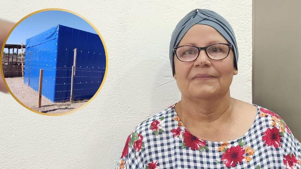 Con cáncer y a más de 40 grados en una casa de lona: Rita suplica por un hogar digno en Ahome Con cáncer y a más de 40 grados en una casa de lona: Rita suplica por un hogar digno en Ahome