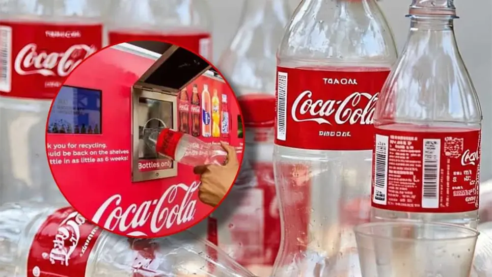¿Cómo son las máquinas expendedoras inversas de Coca Cola? Contribuyen a la sostenibilidad del ambiente