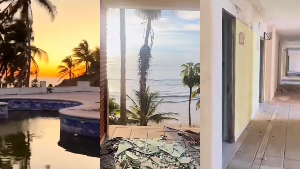 Este hotel de Mazatlán tenía su playa privada y hoy está en completo abandono Este hotel de Mazatlán tenía su playa privada y hoy está en completo abandono
