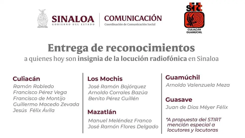 El evento tendrá lugar en Culiacán, Sinaloa en la fecha mencionada, a las 11:00 horas, en un salón dispuesto para la ocasión en un importante hotel de la ciudad ubicado en del Desarrollo Urbano Tres Ríos