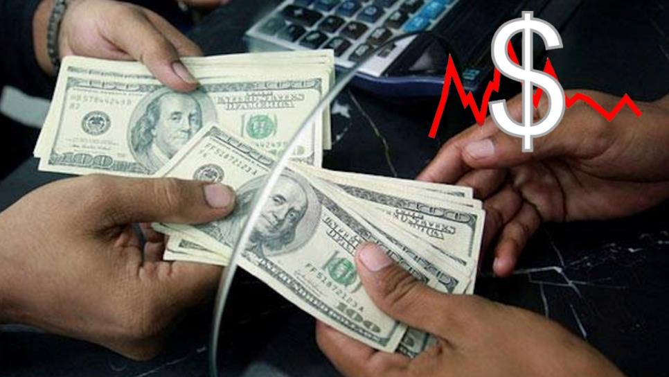 El precio del dólar cae frente al peso mexicano este 4 de junio