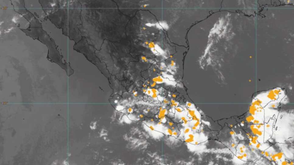 Onda tropical dejará fuertes lluvias al sur de México