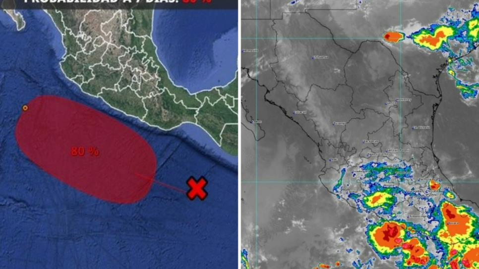 Ciclón "Bárbara" aumenta al 80% su probabilidad de formación en el Océano Pacífico Ciclón "Bárbara" aumenta al 80% su probabilidad de formación en el Océano Pacífico