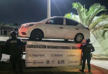 Recuperan un automóvil con reporte de robo en el fraccionamiento Lomalinda en Culiacán