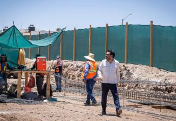 Alcalde de Culiacán supervisa obra de Planta Potabilizadora Sur