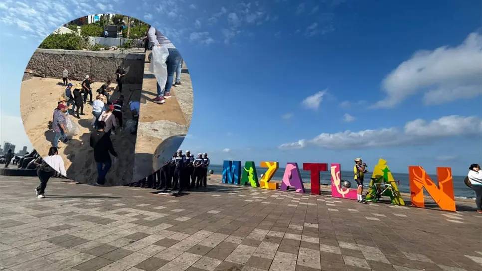 FOTO: Se suma Mazatlán a la Estrategia Nacional de Limpieza y Conservación de Playas y Costas