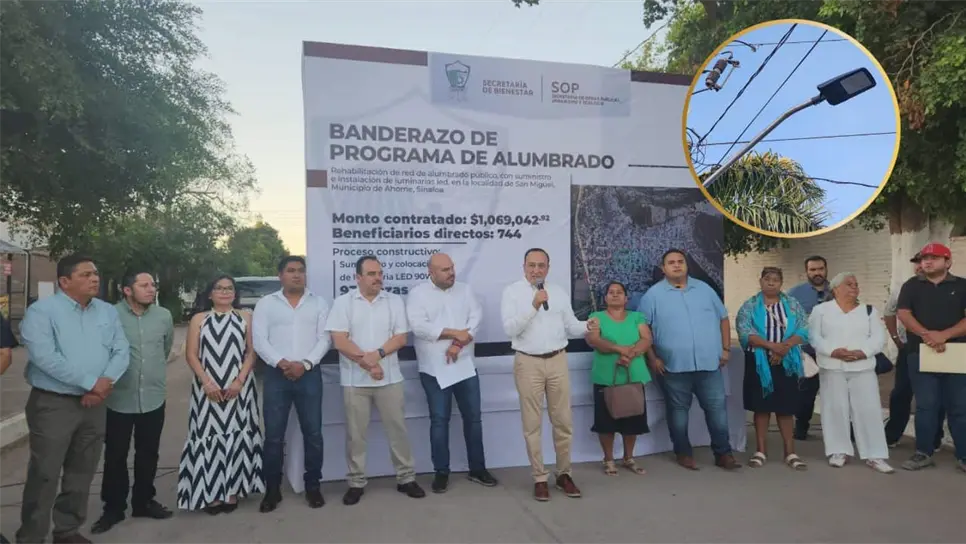 Invertirán más de un millón de pesos en nuevas luminarias LED en San Miguel Zapotitlán. FOTO: Luz Noticias.