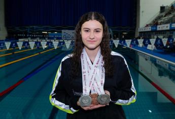 Mochitense Paloma Luna gana dos medallas de plata y una de bronce en Olimpiada Nacional 2025