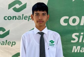 Alumno de Conalep en Sinaloa logra primer lugar nacional en concurso de cálculo mental