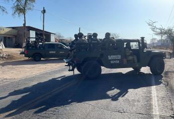Balacera entre civiles y Guardia Nacional deja 2 muertos y 2 detenidos en El Barrio, Culiacán