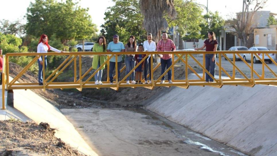 Gobierno de Mazatlán inaugura el puente peatonal y lavadero pluvial en Arboledas INVIES