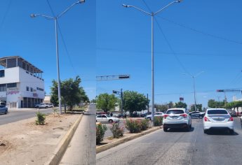 Esta es la calle de Los Mochis que atraviesa la ciudad de norte a sur y es de las mejor trazadas 