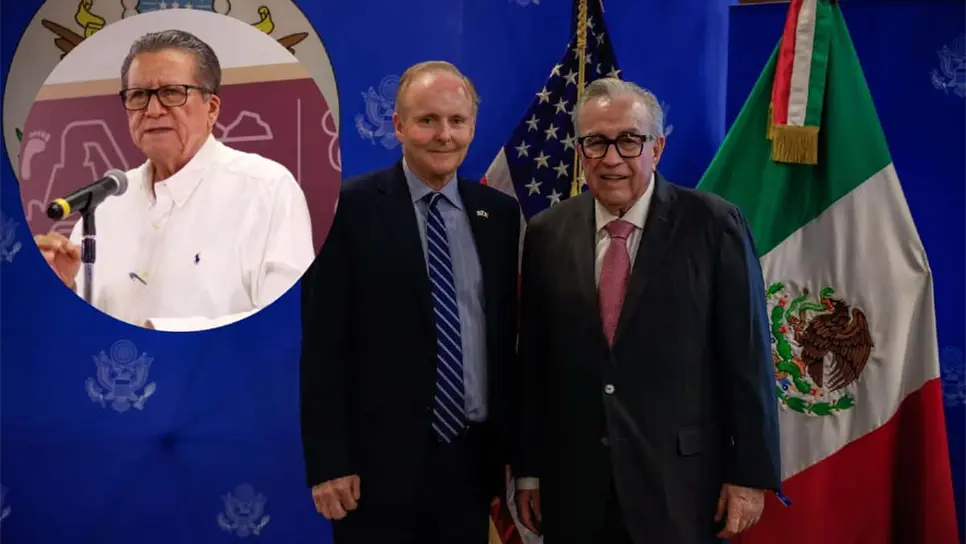 FOTO: Reunión con Rocha y Cónsul muestra buena relación entre México y Estados Unidos: Feliciano Castro