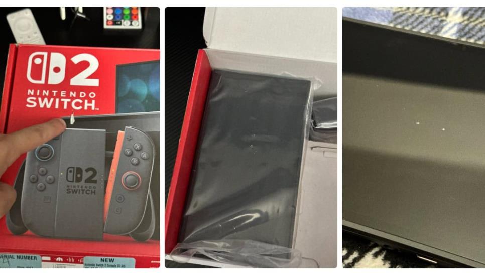 Compradores reciben su nueva Nintendo Switch 2 con la pantalla perforada Compradores reciben su nueva Nintendo Switch 2 con la pantalla perforada