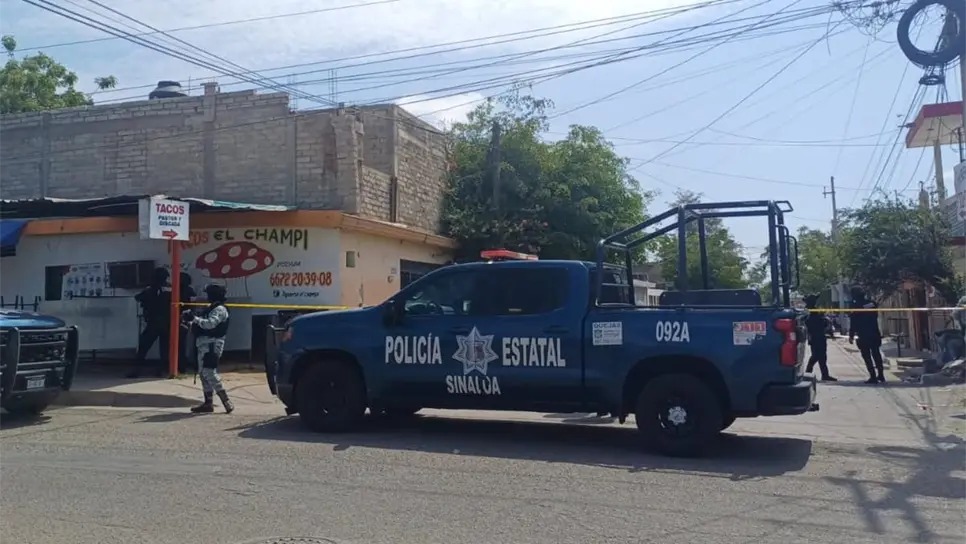 FOTO: Un hombre es herido a balazos con armas de alto poder en la colonia Felipe Ángeles, en Culiacán