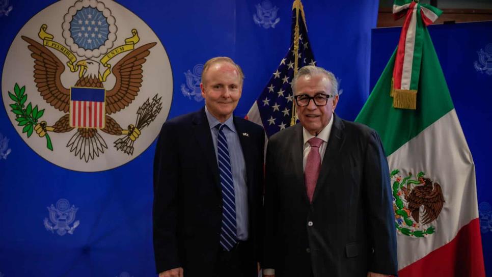 Gobernador Rocha Moya se reúne con el Cónsul de Estados Unidos en Hermosillo, Tim Stater Gobernador Rocha Moya se reúne con el Cónsul de Estados Unidos en Hermosillo, Tim Stater